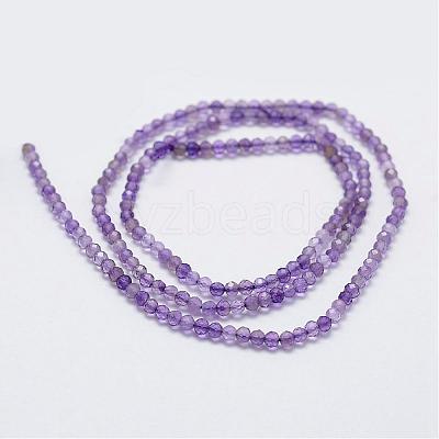 Natural Amethyst Bead Strands G-G663-17-2mm-1