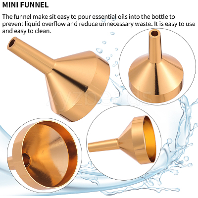 12Pcs Aluminum Funnel Hopper AJEW-GF0010-32-1