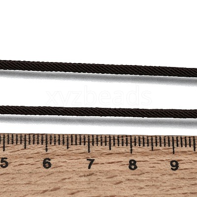 2.5MM Adjustable Braided Nylon Cords Necklace Making FB-CBAA152-02G-37-1