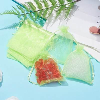 Organza Gift Bags with Drawstring X-OP-R016-9x12cm-11-1