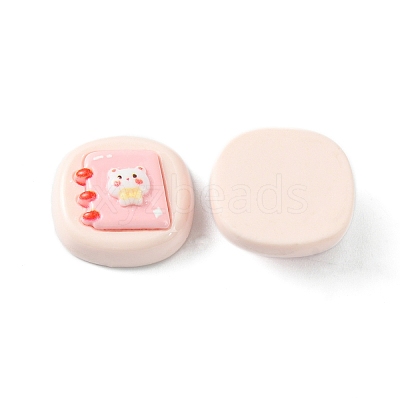 Opaque Cute Cartoon Resin Cabochons CRES-O006-06C-1