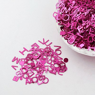 Ornament Accessories Plastic Paillette/Sequins Beads PVC-E001-12-YD03-1