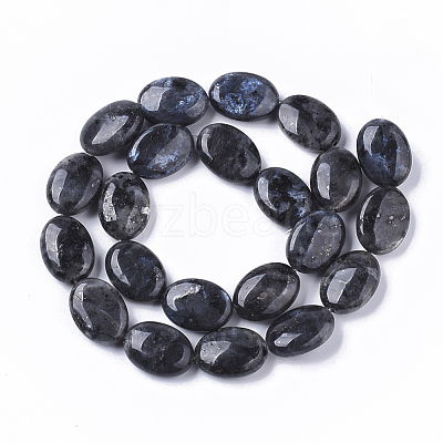 Natural Larvikite Beads Strands X-G-S359-001-1