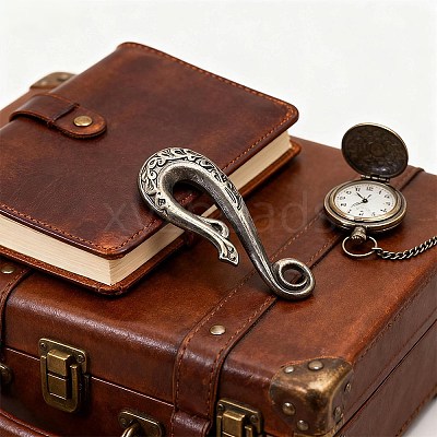 3Pcs Alloy S-Hook Clasps FIND-CP0003-47AS-1