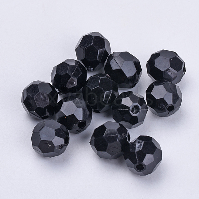 Acrylic Beads TACR-Q257-6mm-V72-1