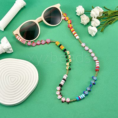 320Pcs 8 Styles Handmade Polymer Clay Beads CLAY-SZ0001-81-1