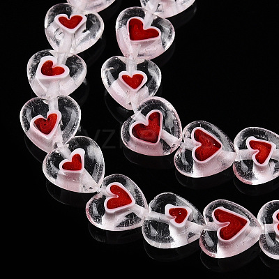 Handmade Lampwork Beads Strands LAMP-R139-04C-1