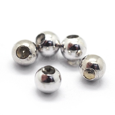 Anti-Tarnish Rhodium Plated 925 Sterling Silver Beads STER-I016-106B-P-1