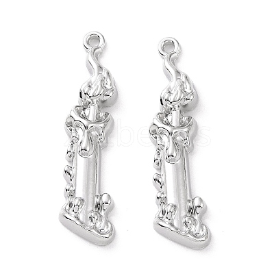 Rack Plating Alloy Pendants PALLOY-D007-69P-1