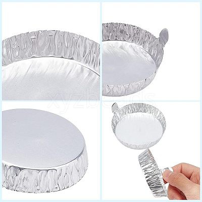 90Pcs 3 Style Aluminum Foil Weighing Dish AJEW-OC0002-56-1