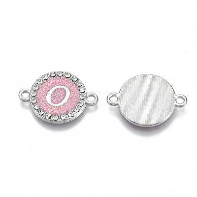 Alloy Enamel Links Connectors ENAM-TAC0003-01S-03O-1