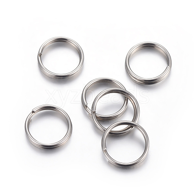 Tarnish Resistant 304 Stainless Steel Split Rings STAS-P223-22P-01-1
