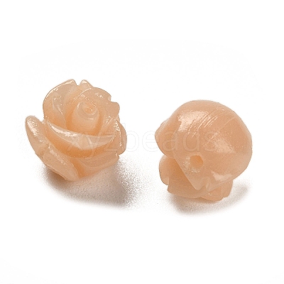 Synthetic Coral Carved Beads CORA-H003-01B-08-1