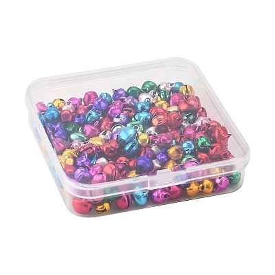 200Pcs 2 Styles Aluminum Bell Charms FIND-FS0003-80-1