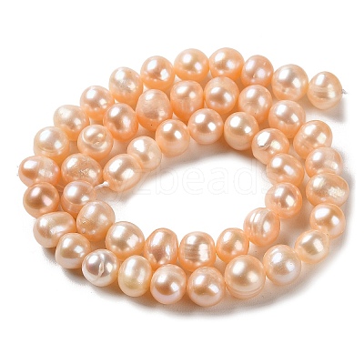 Natural Cultured Freshwater Pearl Beads Strands PEAR-E018-28-1