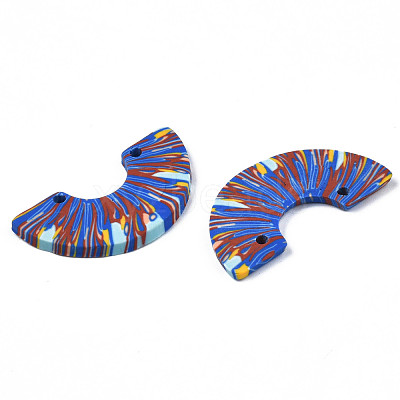 Handmade Polymer Clay Pendants CLAY-N010-028-B02-1