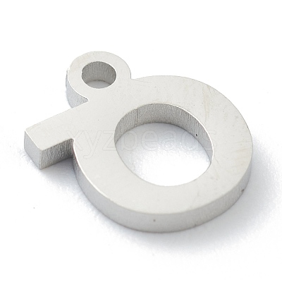 Non-Tarnish 304 Stainless Steel Charms STAS-G244-01S-1