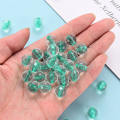 Transparent Acrylic Beads TACR-S154-10A-68-1