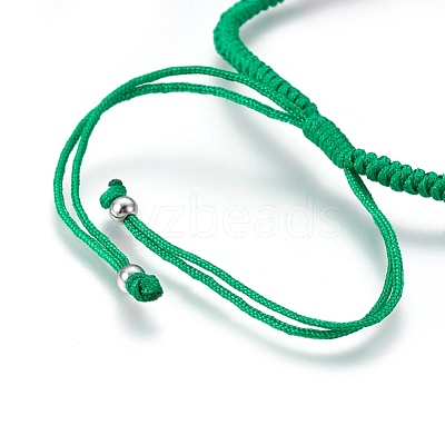Nylon Cord Braided Bead Bracelets Making BJEW-F360-FP13-1