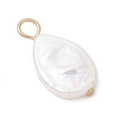 Natural Keshi Pearl Pendants PALLOY-JF04240-02-1