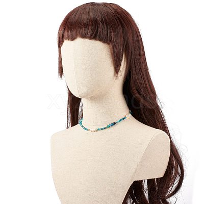 Natural Pearl Beaded Necklace NJEW-JN03765-01-1