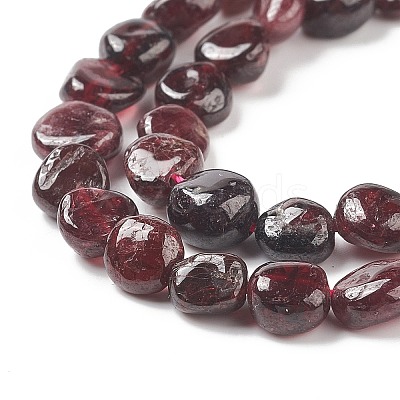 Natural Garnet Beads Strands X-G-L478-52-1
