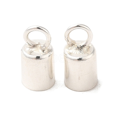 925 Sterling Silver Cord Ends STER-F032-09S-3mm-1