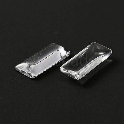 Transparent Glass Cabochons X-GLAA-SZC0001-02-1