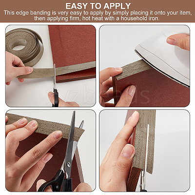 Walnut Edge Banding Strip DIY-WH0504-286A-1