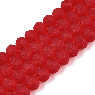 Transparent Glass Beads Strands EGLA-A044-T6mm-MD01-1