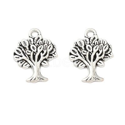 Tibetan Style Alloy Pendants FIND-L022-10AS-1