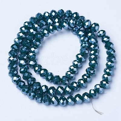 Electroplate Glass Beads Strands LS-EGLA-A034-P4mm-A14-1