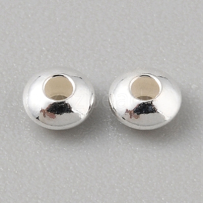 925 Sterling Silver Spacer Beads STER-WH0015-01A-S-1