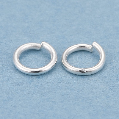 Rack Plating Brass Open Jump Rings KK-O139-18C-S-1