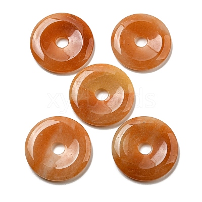 Natural Red Aventurine Pendants G-P532-01A-10-1