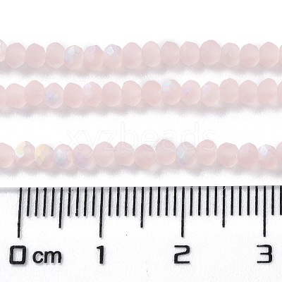Imitation Jade Glass Beads Strands EGLA-A034-T2mm-MB22-1