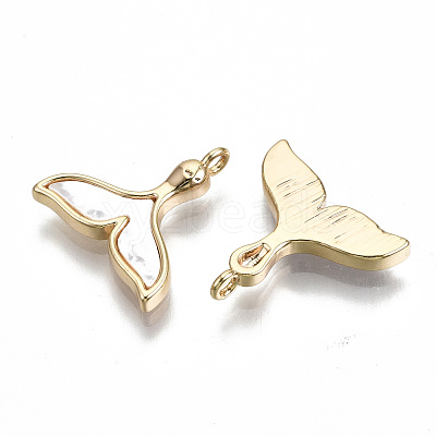 Natural Sea Shell Pendants KK-S354-260-NF-1