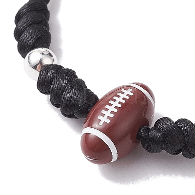 Adjustable Nylon Thread Braided Bead Bracelets BJEW-JB10079-03-1