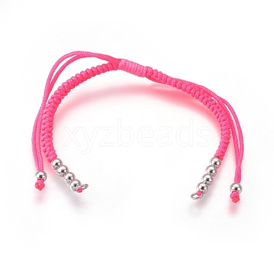 Nylon Cord Braided Bead Bracelets Making BJEW-F360-FP11-1