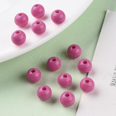 Opaque Acrylic Beads MACR-S370-C8mm-A13-1