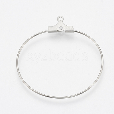 Tarnish Resistant 304 Stainless Steel Pendants STAS-T031-20-45mm-1