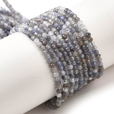 Natural Tanzanite Beads Strands G-S387-A01-2mm-1