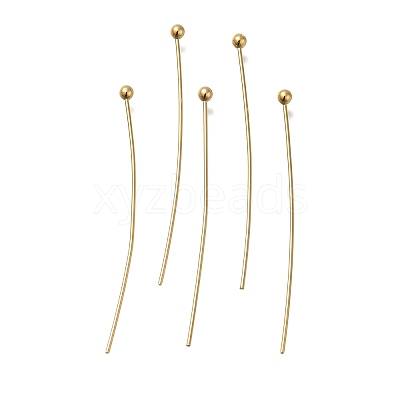 Brass Ball Head Pins KK-H502-03O-G-1