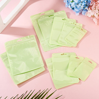 50Pcs 5 Styles Macaron Color Plastic Yin-yang Resealable Bags OPP-TADJ0001-03E-1