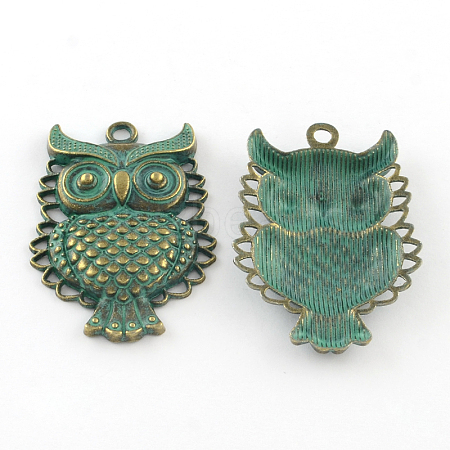 Zinc Alloy Pendants PALLOY-R065-034-FF-1