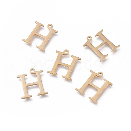 304 Stainless Steel Charms STAS-L263-07G-1