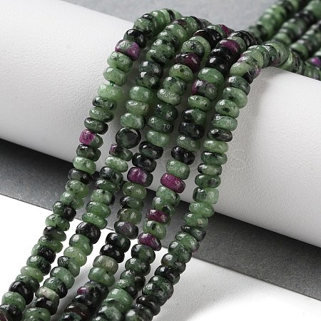 Natural Ruby in Zoisite Beads Strands G-K343-C37-01-1