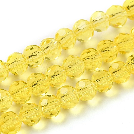 Transparent Glass Beads LS-EGLA-A035-T6mm-D03-1
