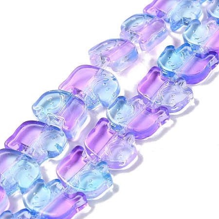 Transparent Glass Beads Strands GLAA-F114-03H-1