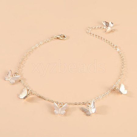 Brass Cable Chain Charm Bracelets for Women WG5EDD2-05-1